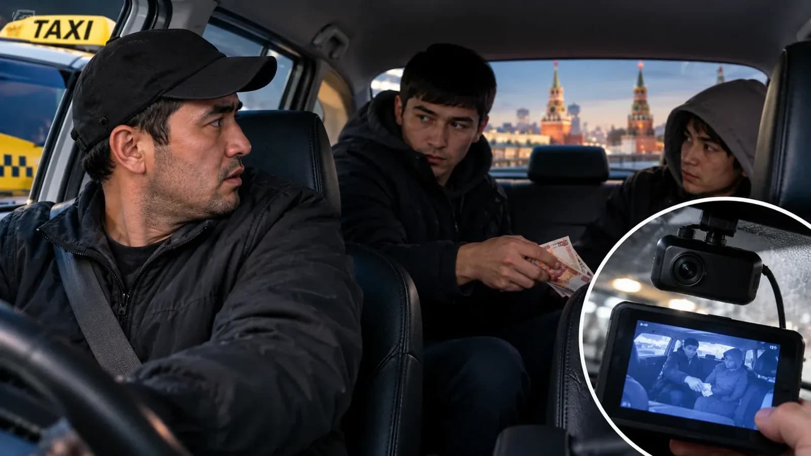 В Москве пассажир украл деньги у водителя: не забывайте о мерах безопасности