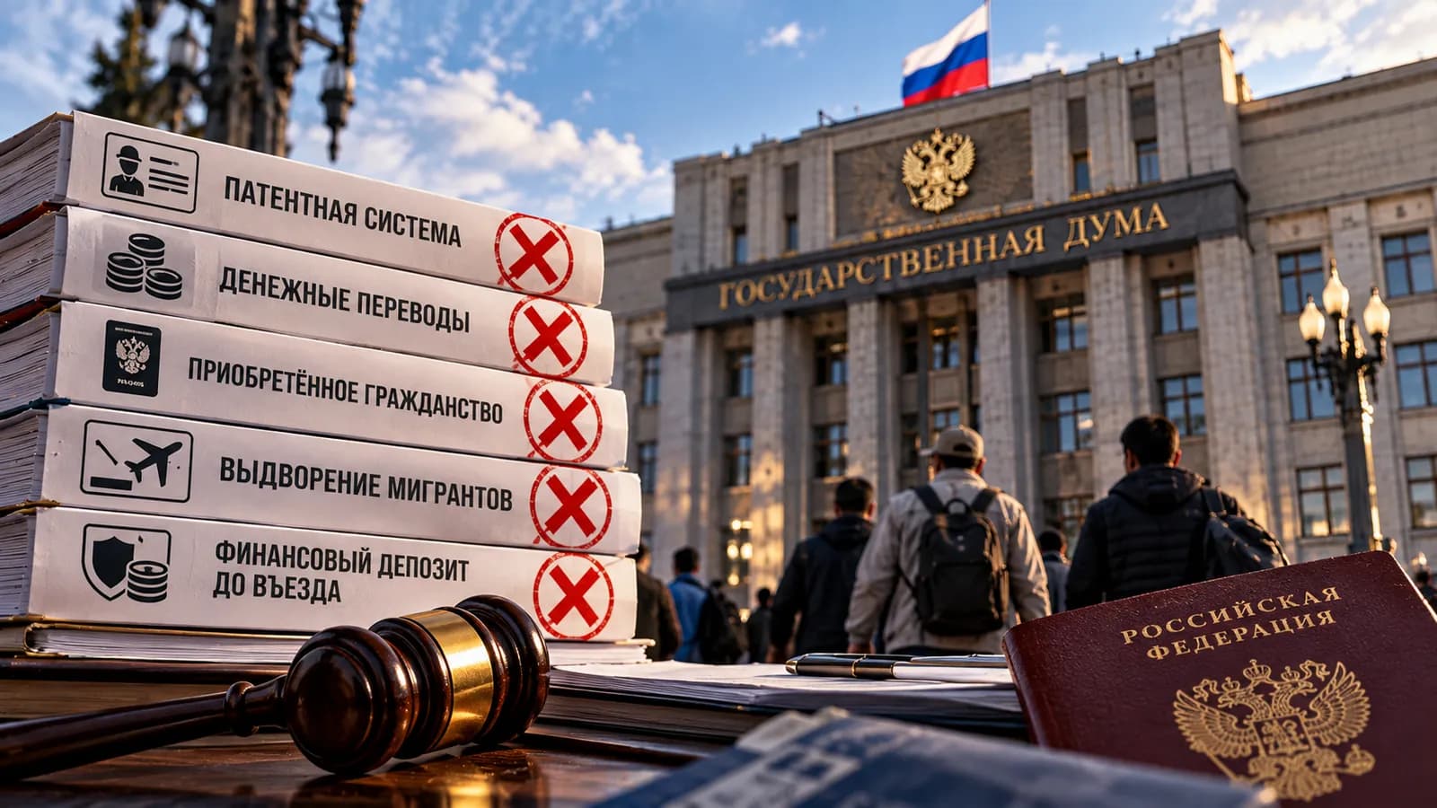 Государственная дума России отклонила новые ограничения для мигрантов